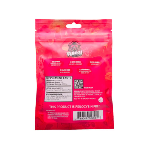 Funky Monkey - Mushroom Gummies respberry-5000mg